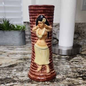Vintage Stockton Islander Hula Girl Tiki Mug